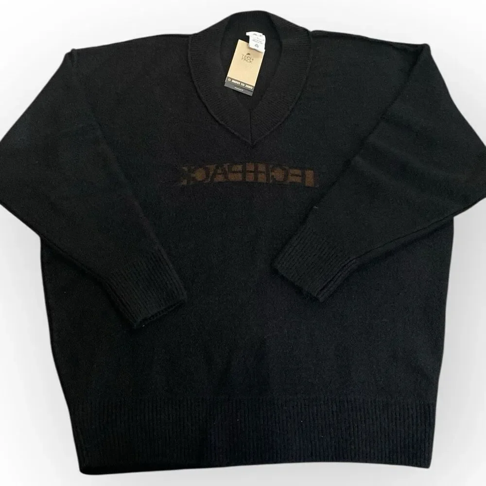 Nike Sportswear Tech Pack Knit Sweater Oversized Fit FB7809-010 Mens size L New